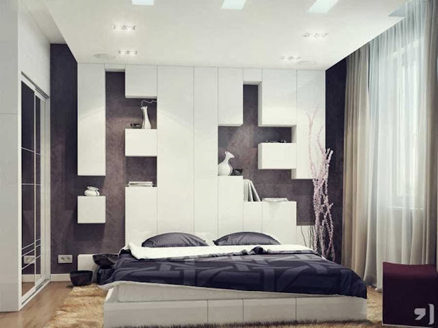 interior design in black & white