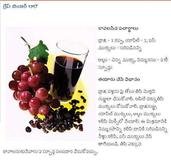 TELUGU WEB WORLD GRAPE + GINGER OLE SPECIAL DRINK FOR HEALTH DRINK