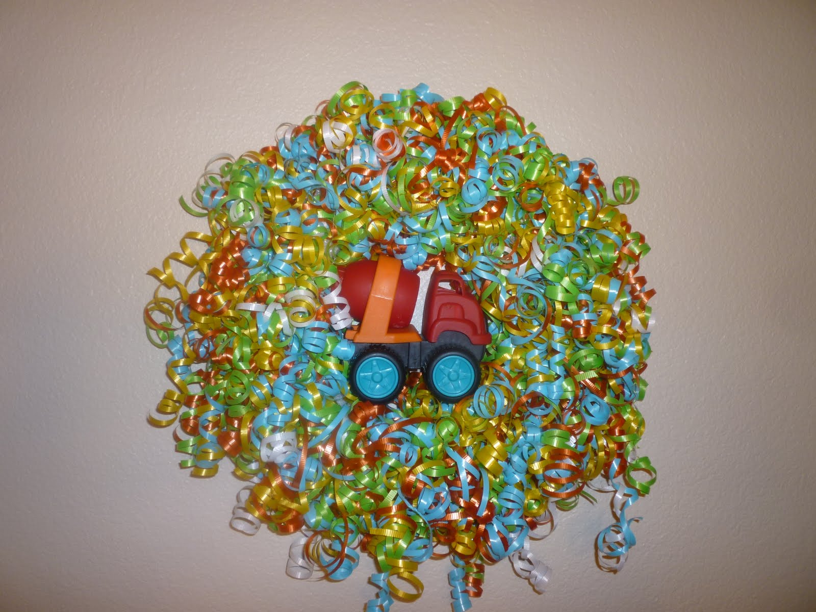 Babies and Bumblebees Curling Ribbon Wreath