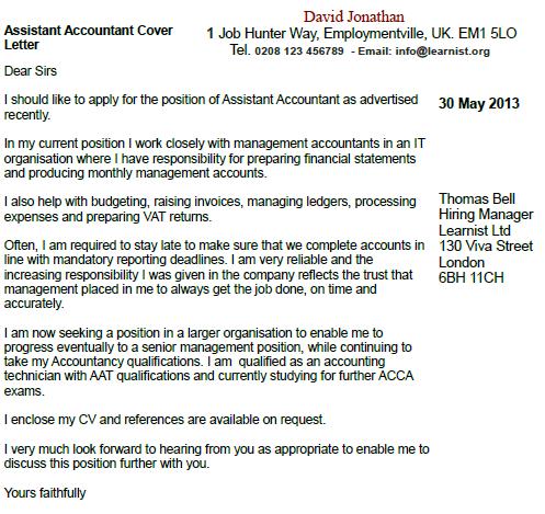 accountants letter