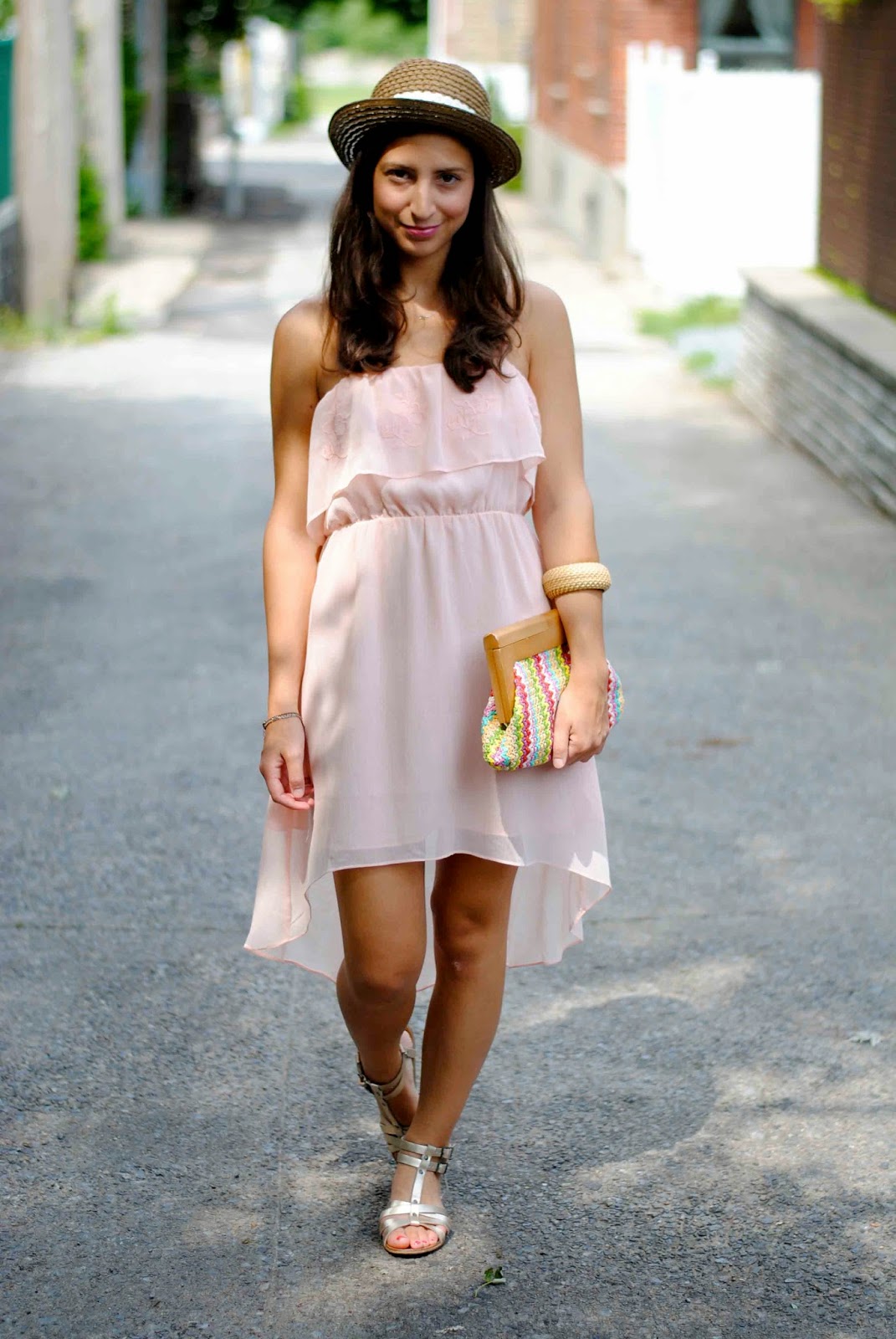 montreal fashion blog bouquet of frocks baby pink baby fashion blog