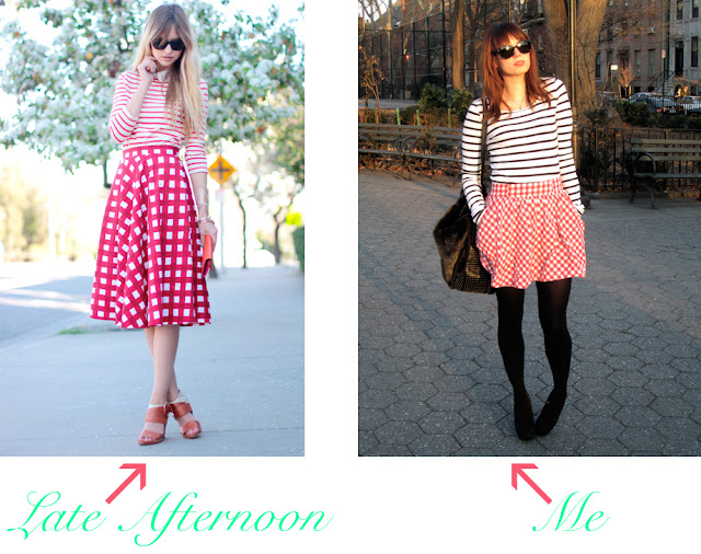 Mix and Match Stripes and Gingham Fashionista New York Girl