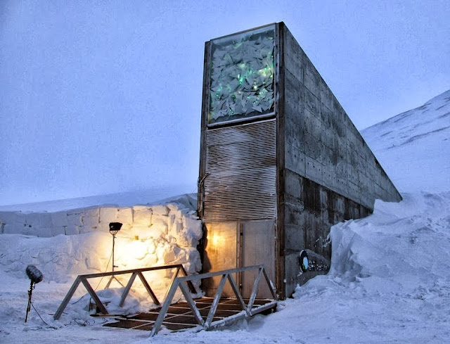 Bóveda Global de Semillas de Svalbard Noruega