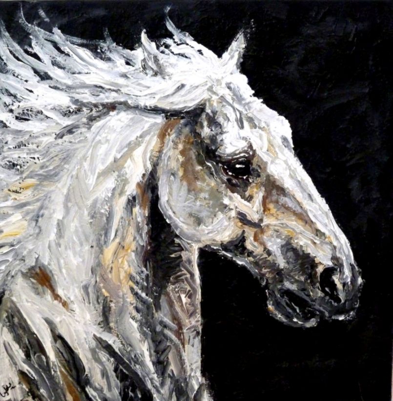 black and white horse by lykkebianca on DeviantArt black and white horse by lykkebianca on DeviantArt