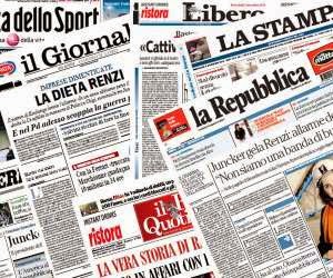 RASSEGNA STAMPA, I GIORNALI DAL 19 NOVEMBRE 2014 A...