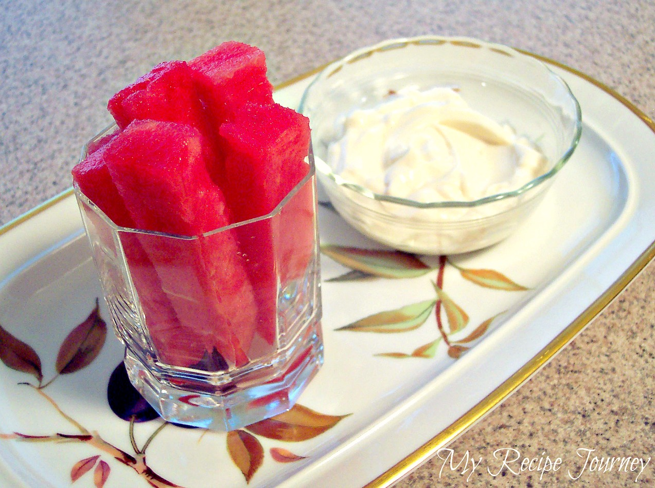 My Recipe Journey Watermelon Dippers!