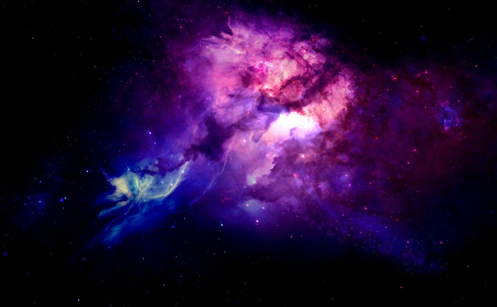 Purple Space Nebula Purple Space Nebula
