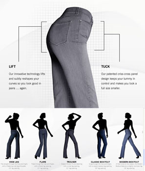 Not Your Daughter S Jeans Size Chart