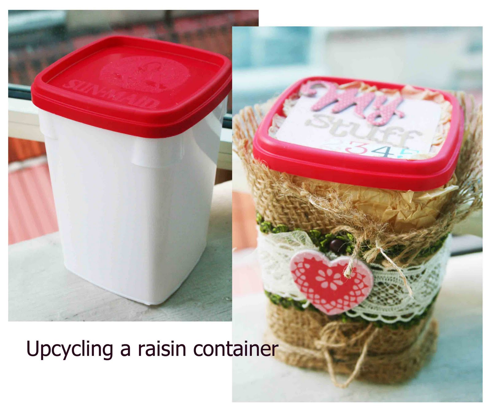 Do More With Less Upcycled raisin boxanother chance to win some