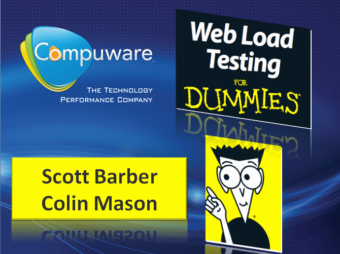Peak Performance  Load Testing for Dummies Book Announcement