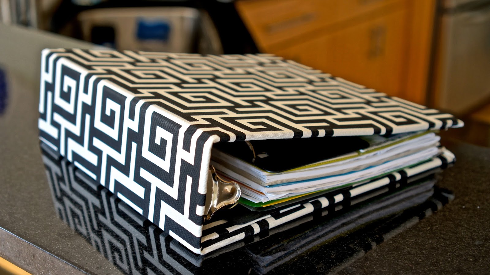Food. Fashion. Home.: DIY Decorative Organization with Fabric Binder