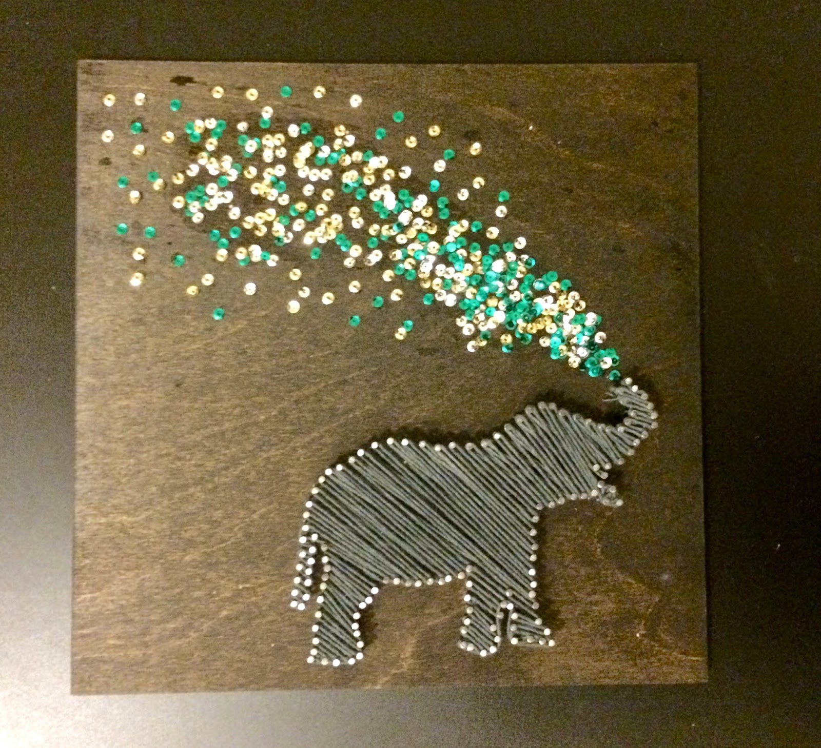 Amanda takes on EVERYTHING! String Art 1 The Elephant
