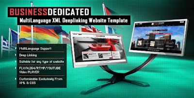 ActiveDen - MultiLanguage XML DeepLinking Website Template (DARK) 