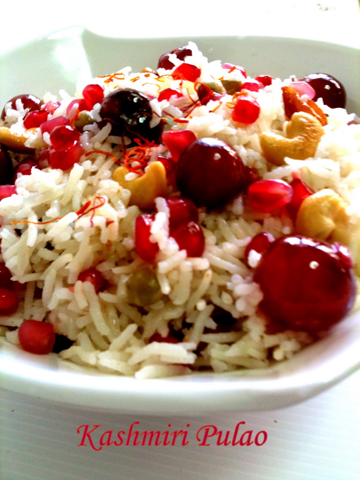 KASHMIRI PULAO INDIAN, NON INDIAN RECIPE COLLECTION