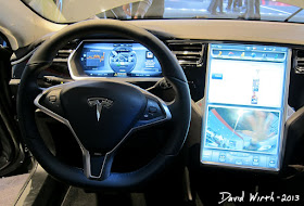 automotive dealer, electric car dealer, 2013 tesla, 2014, dashboard, screen