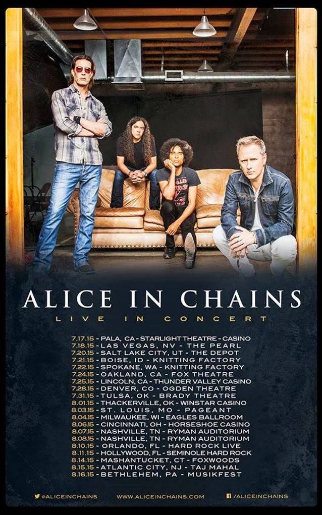 ALICE IN CHAINS ANNOUNCES NEW TOUR NataliezWorld