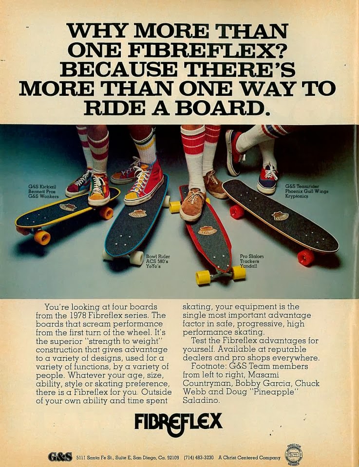 Gordon & Smith G&S Fibreflex gold skateboard sticker Reissue 3.75" wide