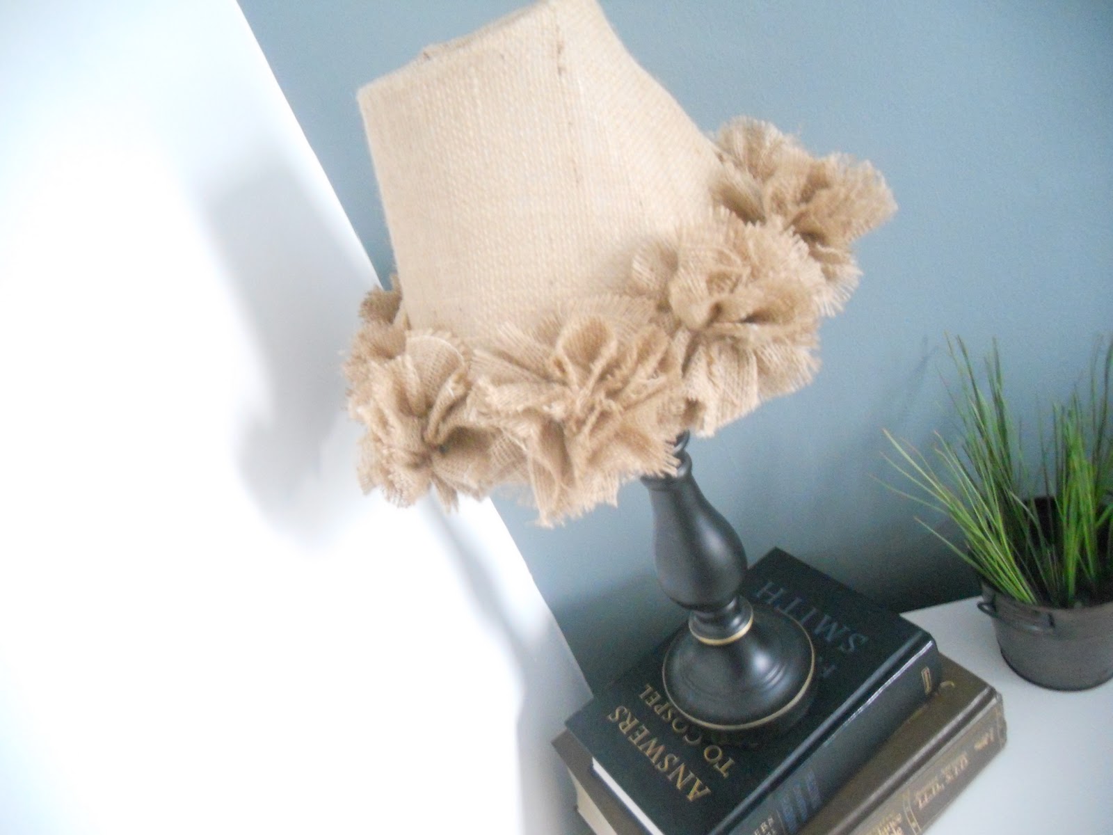 {createinspire} Burlap Lamp Shade