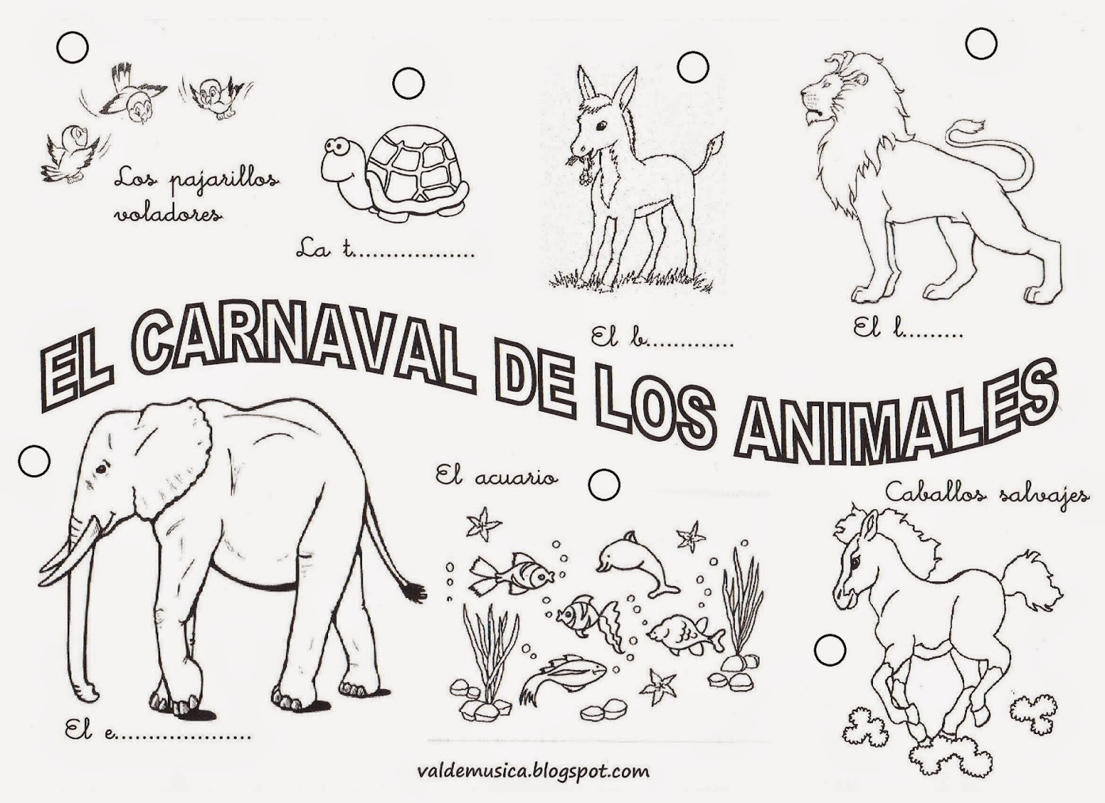 VALDEMÚSICA: EL CARNAVAL DE LOS ANIMALES DE CAMILLE SAINT-SAËNS
