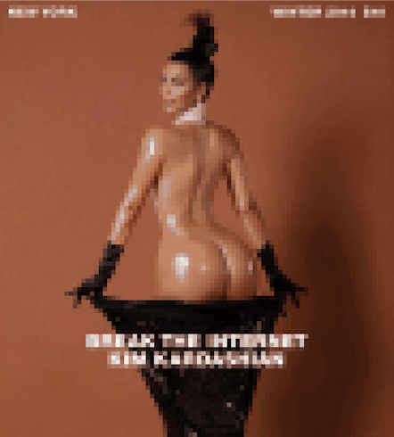 Kim KardASShian breaks the internet