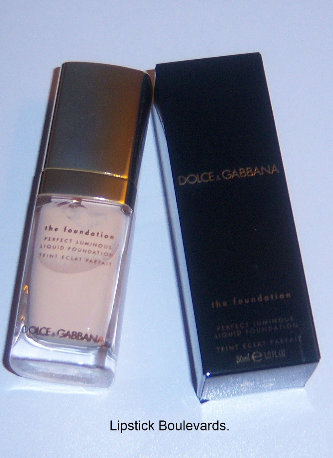 Lipstick Boulevards.: Dolce and Gabbana The Foundation Perfect Luminous