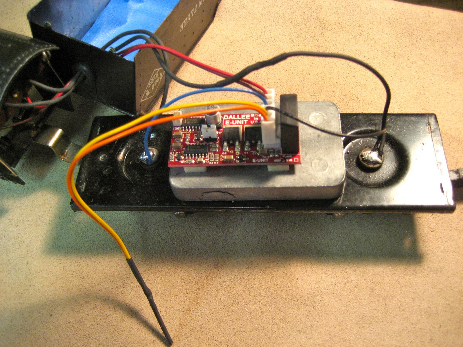 American Flyer Cabinet-top Train Layout