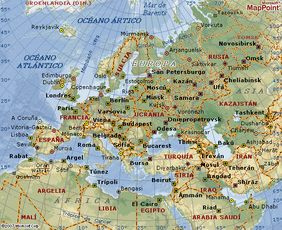 Mapa Da Europa