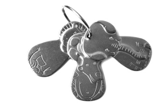 metal teething keys