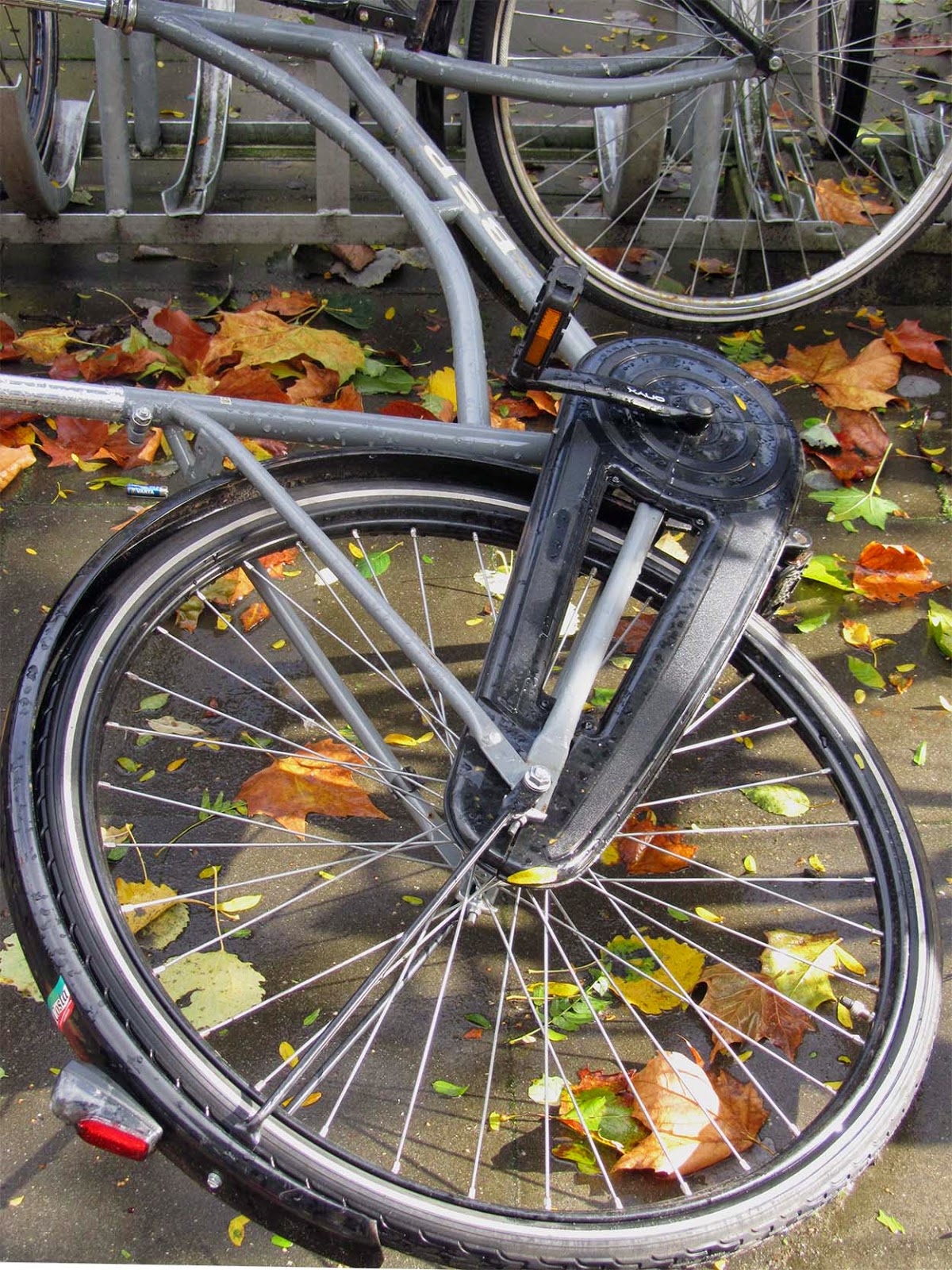 fallen bicycle