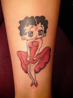 Betty Boop Tattoo Design Photo Gallery - Betty Boop Tattoo Ideas