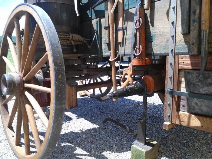 Cowboys and Chuckwagon Cooking Axle Grease Maintaining the Chuckwagon