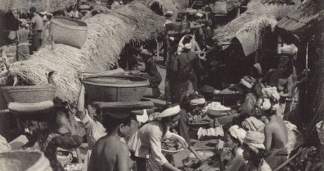 Indonesia Zaman Doeloe: Pasar tradisional di Bali zaman dulu (1)