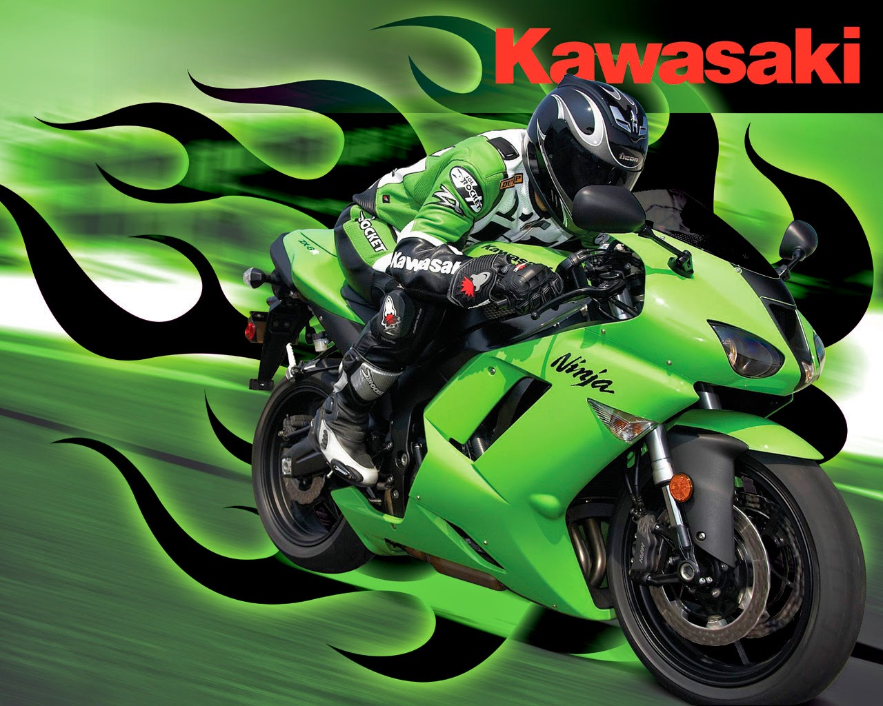 10 WALLPAPER KEREN MOTOR NINJA Gambar Kartun Lucu Dan Wallpaper