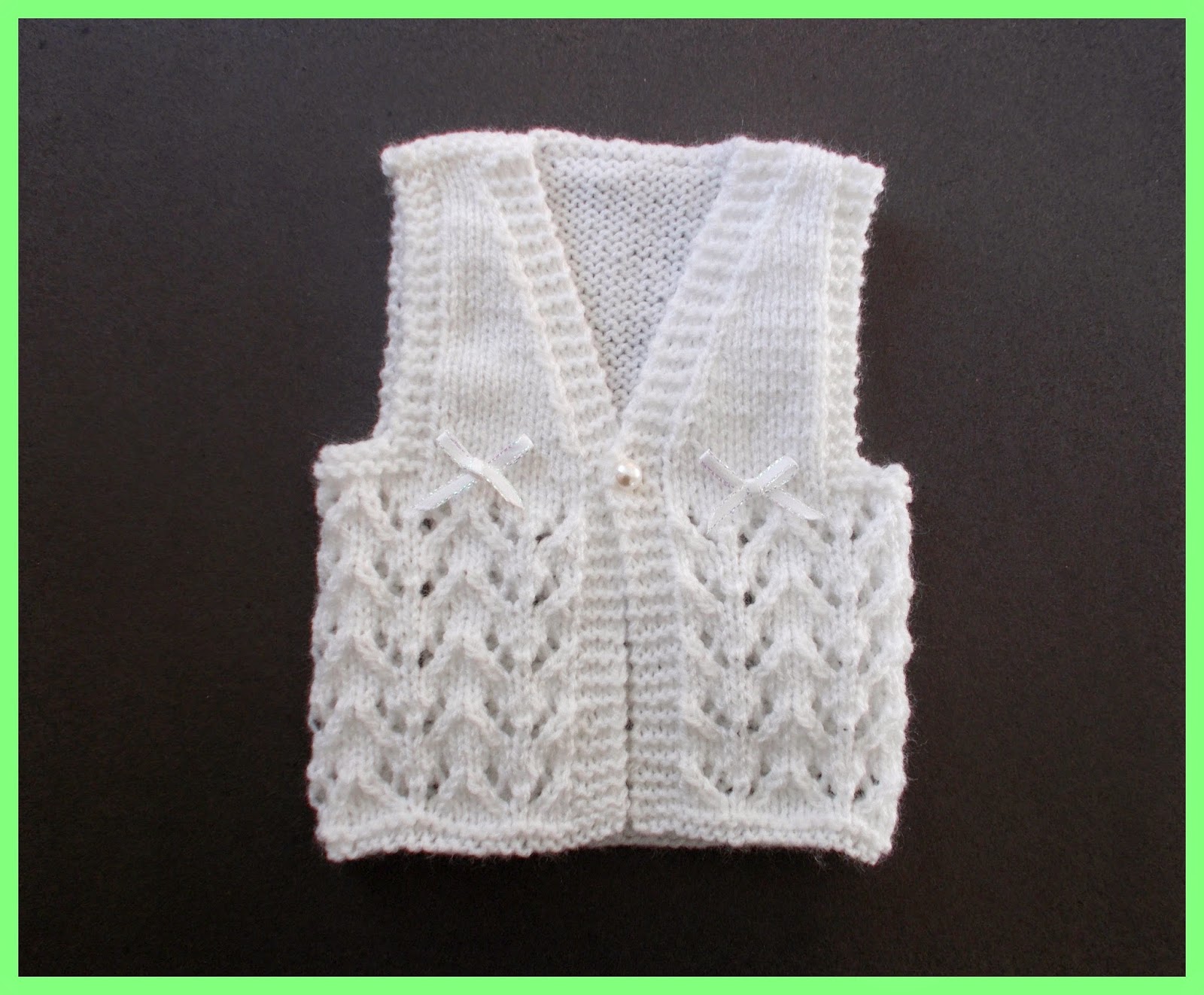 Marianna's Lazy Daisy Days Little Bibi Baby Gilet / Waistcoat