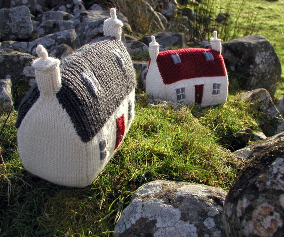 Knit your own house...PDF knitting pattern