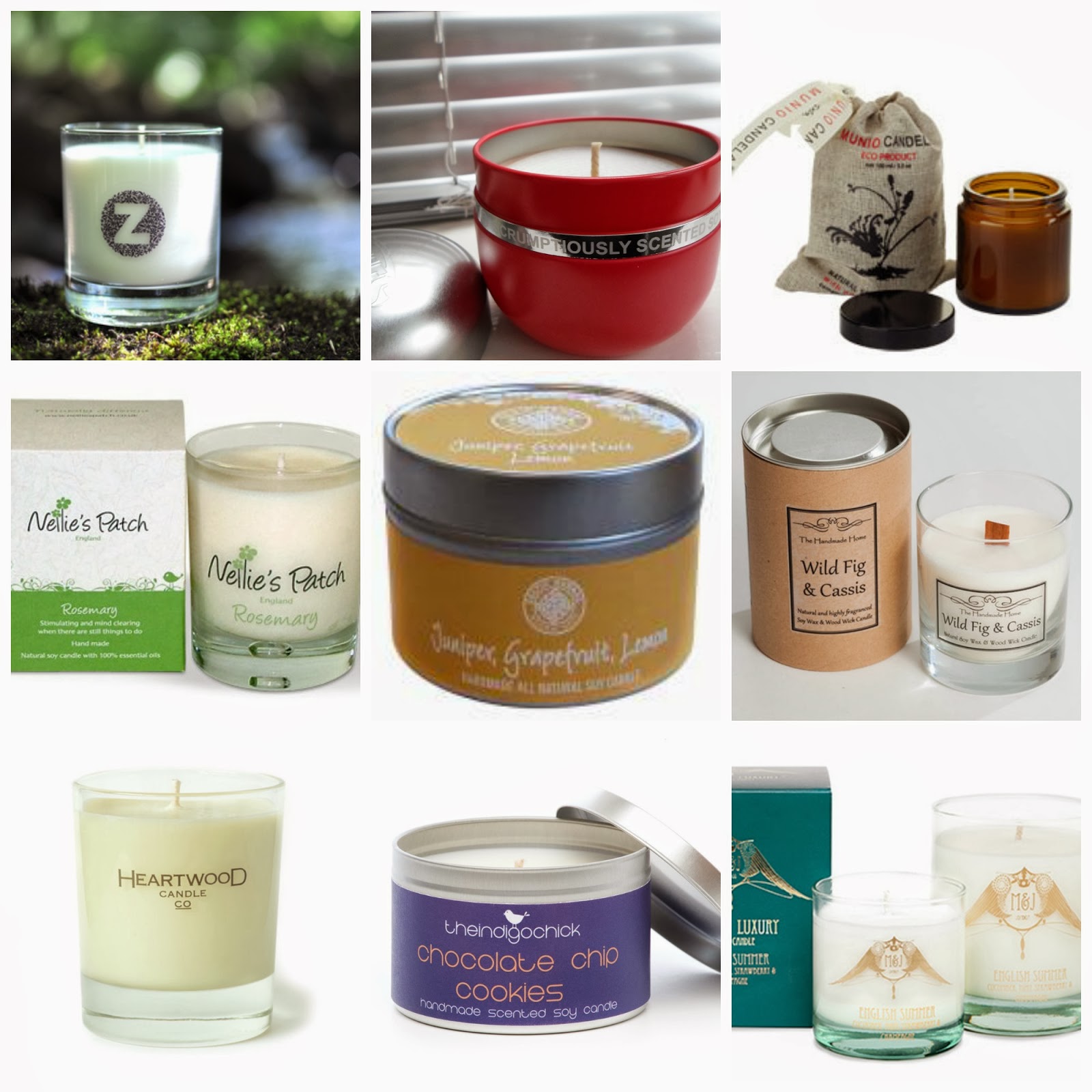 Natural Soy Wax Candles Sugarpuffish