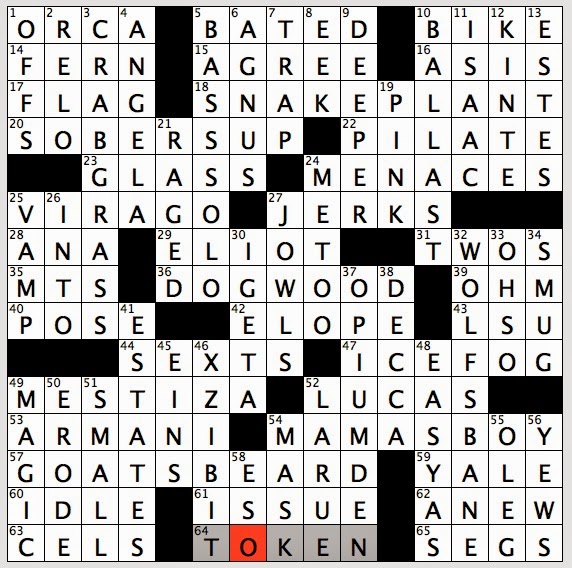 Rex Parker Does the NYT Crossword Puzzle: Mujer of mixed race / TUE 7-29-14  / Rapper who hosted MTV's Pimp My Ride / Away from a chat program say /  Noted filmmaker with dog named Indiana