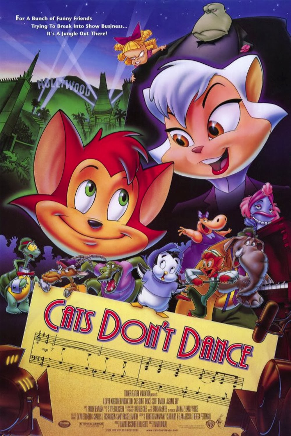 My Year Without Walt Disney Animation Studios Cats Don T Dance Turner Feature Animation Warner Bros 1997