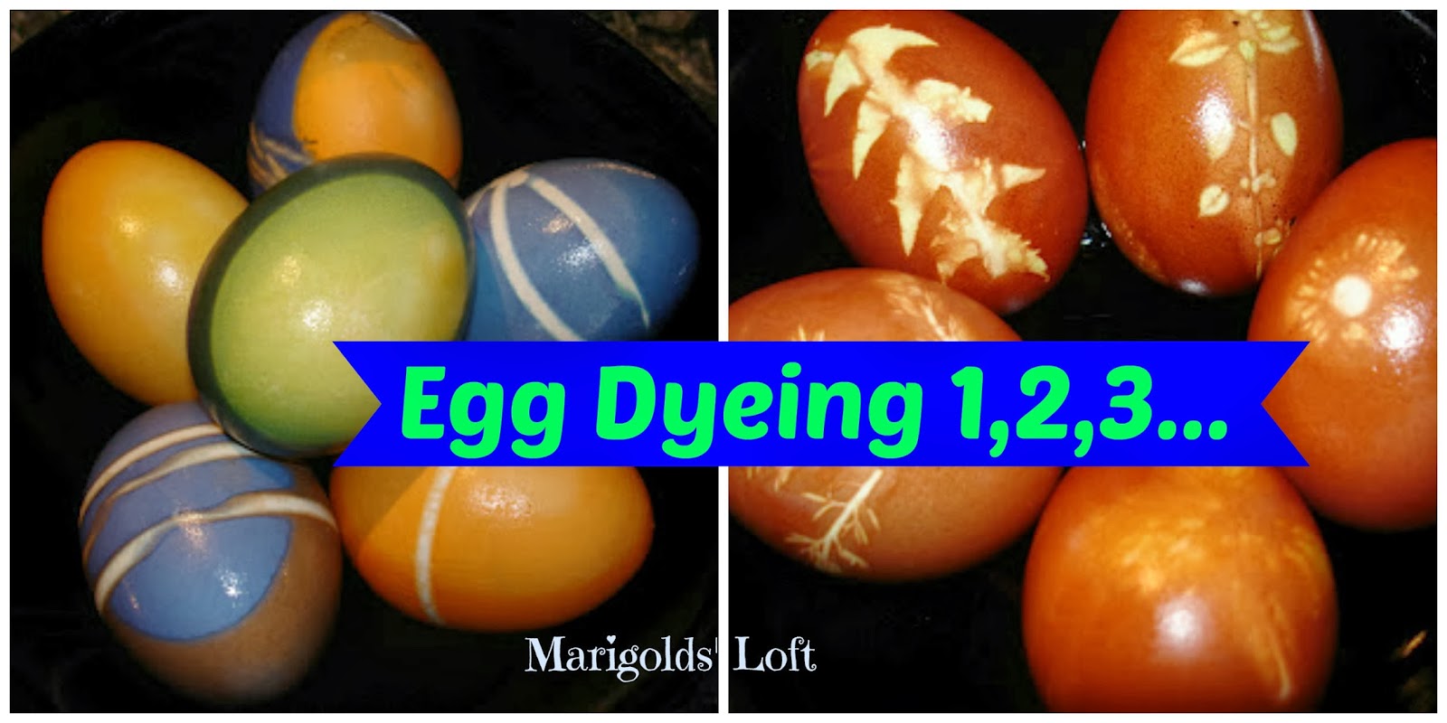 Egg dyeing