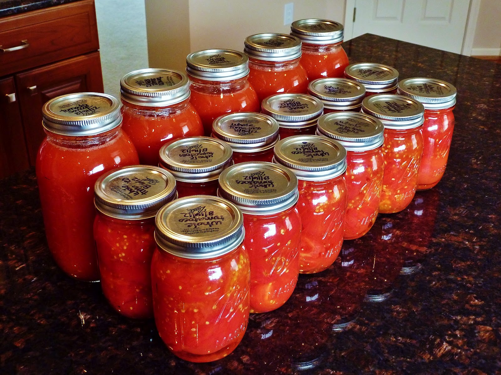 Christine's Kitchen Chronicles Canning Whole Peeled Tomatoes