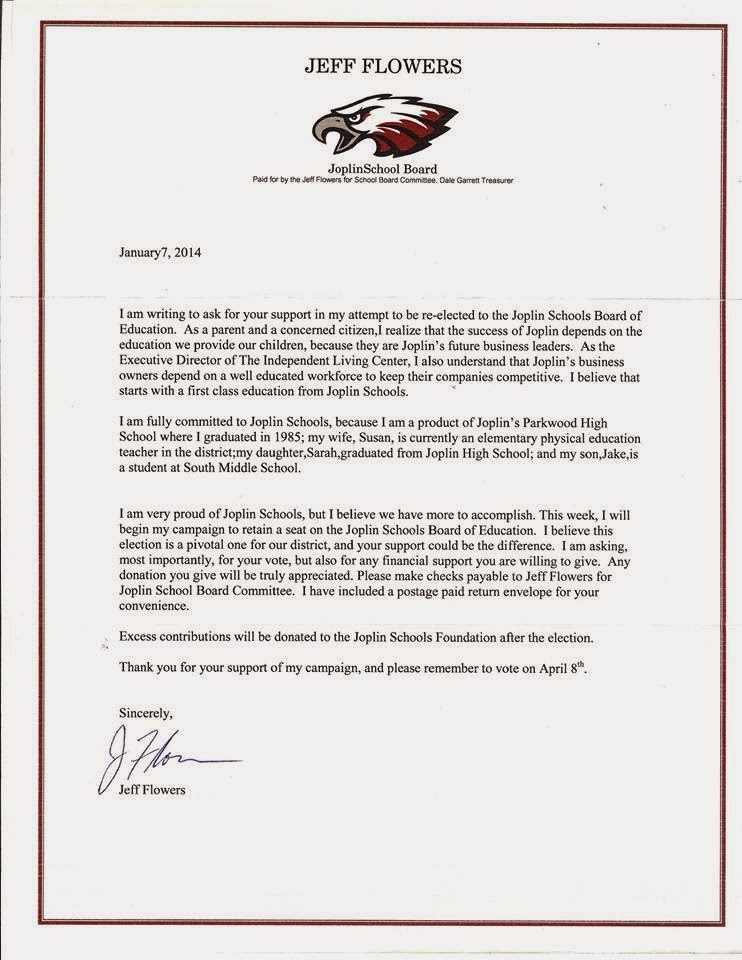 sample letter asking for donation