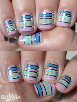 Easter Egg Manicure - little nails