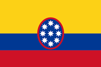 Bandera Estados Unidos de Colombia