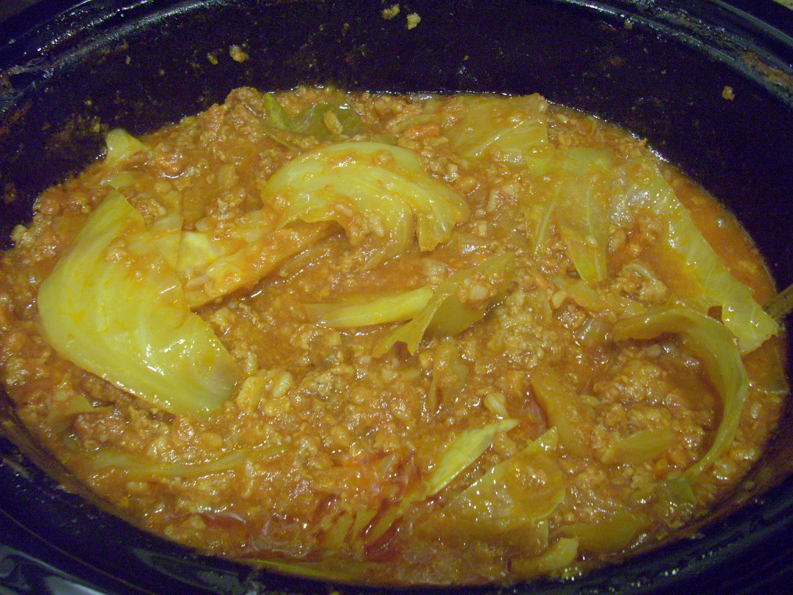 Flavors by Four Slow Cooker Beef & Cabbage Casserole
