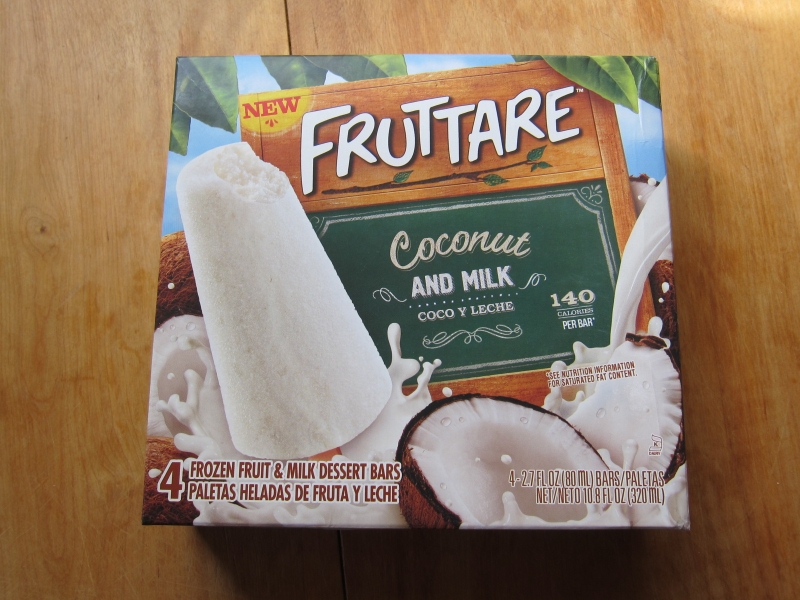 Frozen Friday Fruttare Coconut and Milk Popsicles Brand Eating