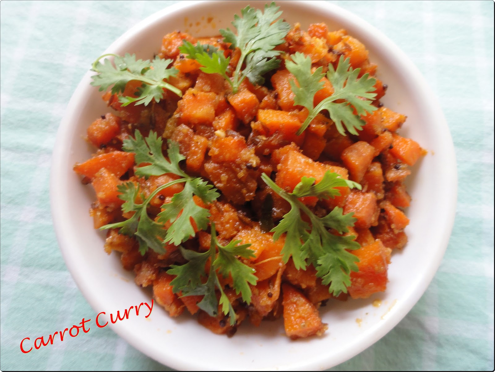 Prathu's Food Carrot Curry