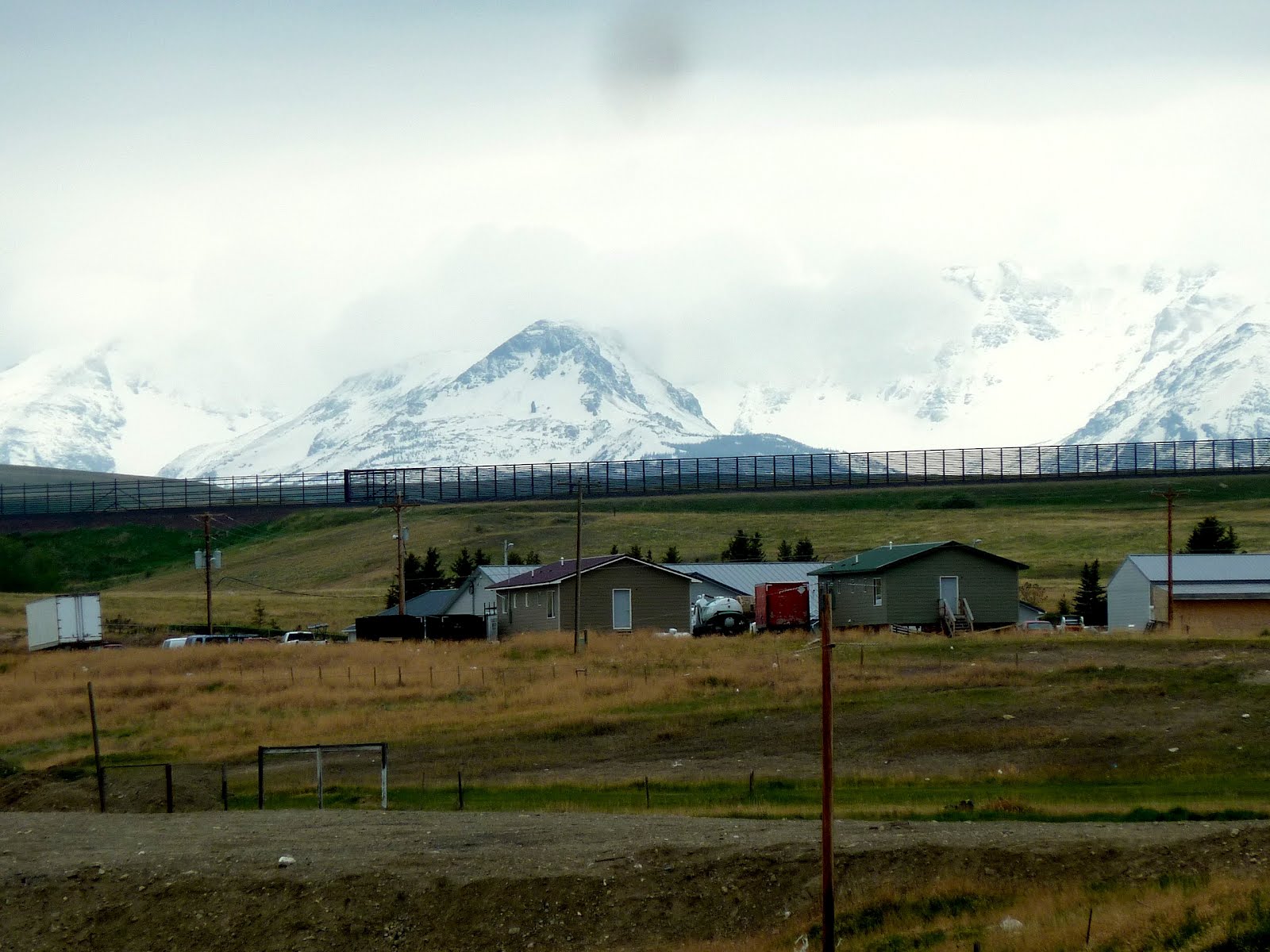 seniors walking across america POST 640 05/26/12 CUT BANK BROWNING