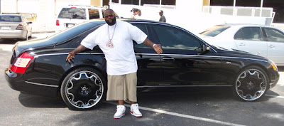 Rick Ross Maybach Celebrities Cars