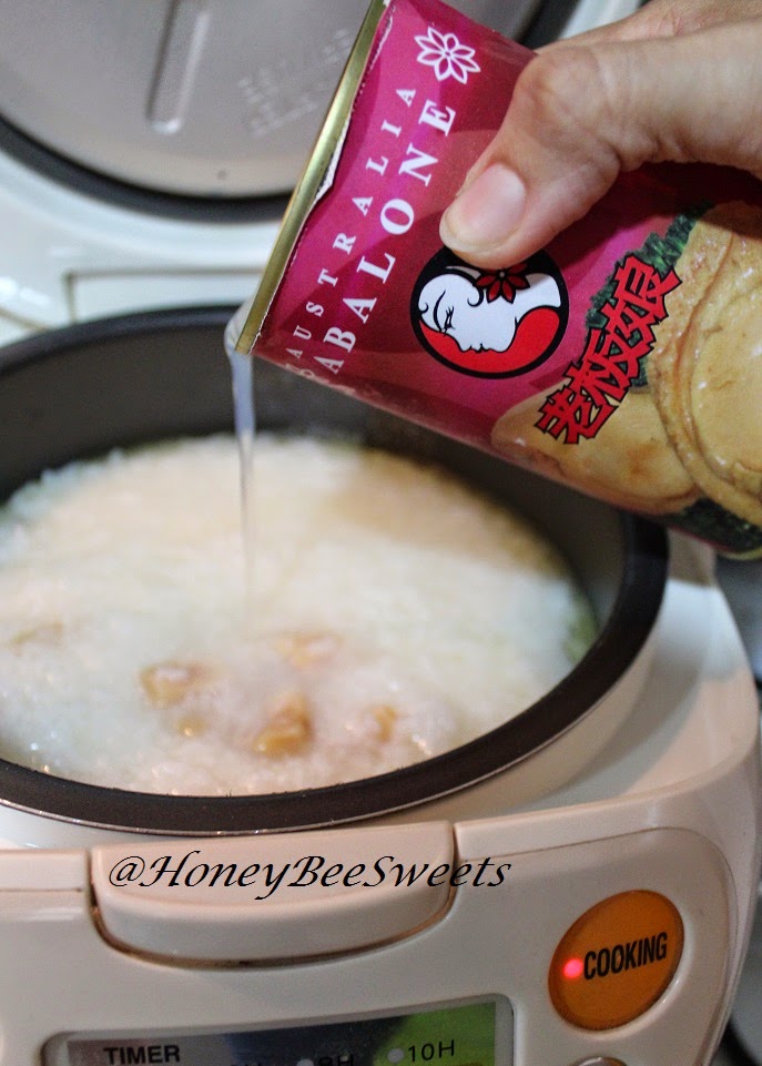 Honey Bee Sweets Abalone Shredded Chicken Congee