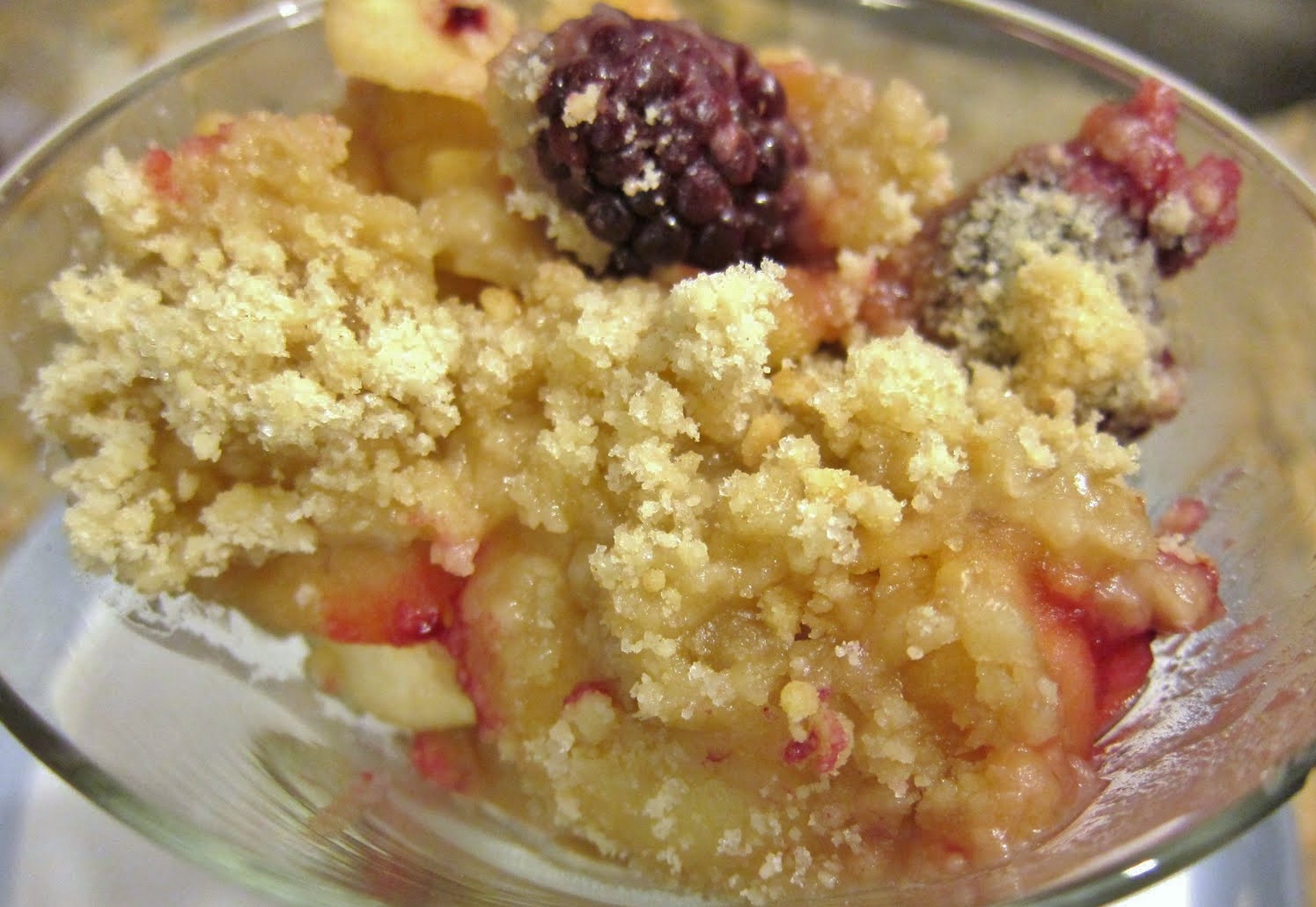 The Vegan Chronicle Apple and Blackberry Crumble